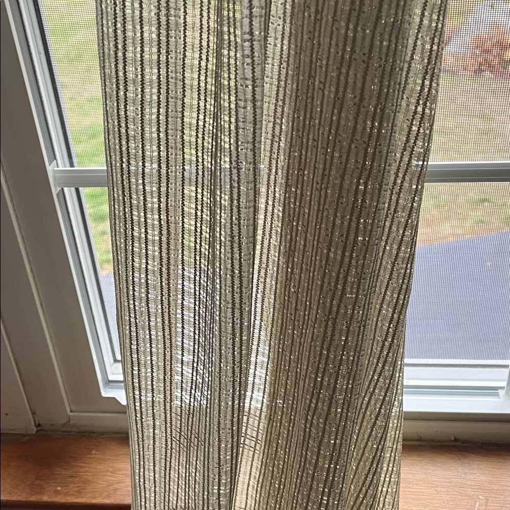 Elegant sage green Sheer Curtains 12 panels 36”w 90”long 3”rod pockets =6windows
